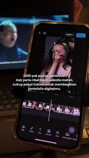 Template Canva untuk Portofolio MUA