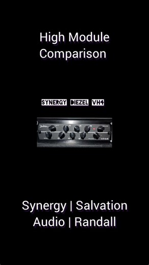 High Gain Module Shootout between #Synergy, #Randall, #Salvation Audio