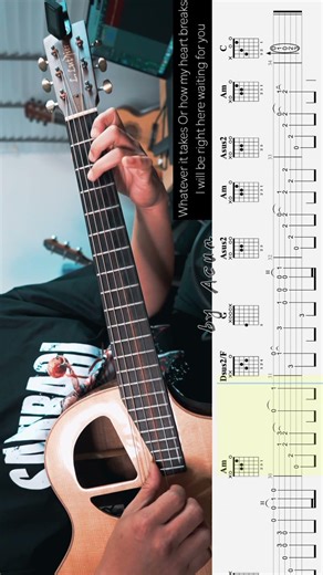 Right here waiting Shorts 2/2 (EASY) - Richard Marx | Fingerstyle Guitar | with TABs Cover by Acun