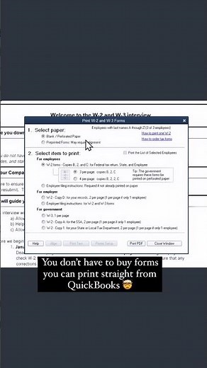 Did you buy preprinted W2's and they aren't printing properly in QuickBooks