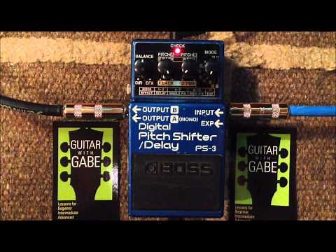 Boss PS-3 - Pitch Shifter / Delay Demo