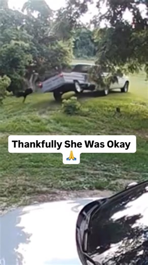 Viral News 🔥 on Instagram: "A lesson learned here. Thankfully everyone was okay 🙏 #fails #viralvideos #carfail #reels #fyp"