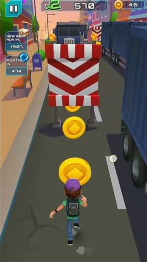 🔥 Portal Runner Game Challenge | Fastest Run Ever 🏃‍♂️💨 #shorts #gaming