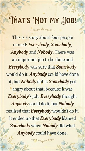 That's Not My Job #shorts