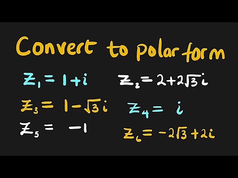 POLAR form of a Complex Number.
