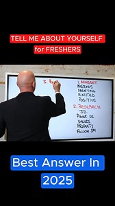 29K views · 290 reactions | Tell me about yourself (for freshers) - Job Interview questions answers tips  #jobinterview #interviewtips #interview #interviewquestions | English Tuition | Facebook