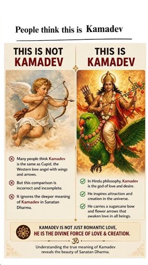 Who is Kamadev The Hindu God of Love and Desire#Kamadev #SanatanDharma #HinduGods #HinduFacts
