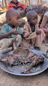 Children enjoying delicious meals today | Bushmen Land