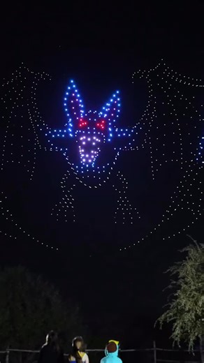 Halloween monsters are out to play 🦇💀🎃 Who is ready for Halloween? 👻 #droneshow #lightshow #drones #pyrodrones #halloween | Sky Elements Drones