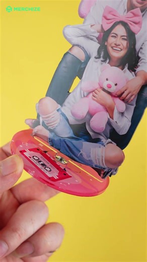 BRING A FRESH BREEZE TO YOUR STORE WITH THE CUSTOM SHAPE ACRYLIC SPINNING STANDEE ✨