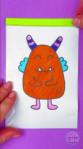 Let’s Make a Magic Card! 🎴🌈 Watch the Disappearing Color Trick