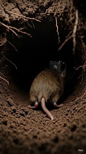 Tiny Mouse POV Adventure: Exploring a Secret Underground Burrow! 🐭🎥