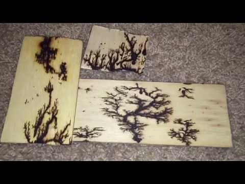 How to Burn Fractals in Wood With High Voltage