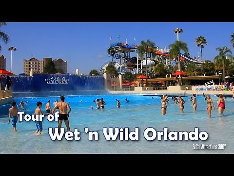 [HD] Tour of Wet 'n Wild Orlando water park