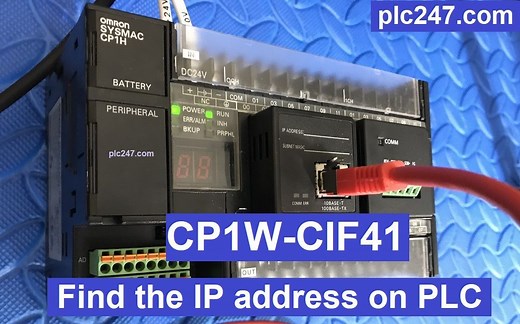 [Tutorial] Omron CP1W-CIF41 Read IP Address on PLC - plc247.com