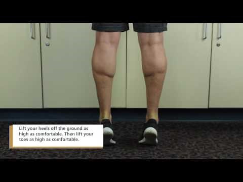 Standing Heel and Toe Raises | Physical Therapy Exercise