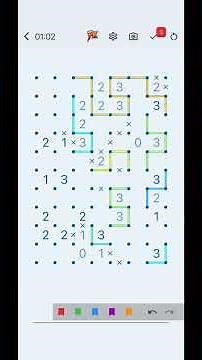 なるべく✖️をつけないで頑張ってみた！#スリザーリンク #パズル #ゲーム