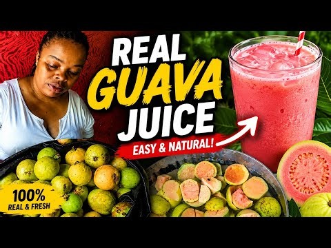 How to Make Real Jamaican Guava Juice | Homemade Guava Juice Recipe 🇯🇲