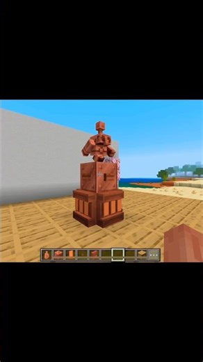 Copper Golem Statue Build Tutorial ✨ | Minecraft | #shorts