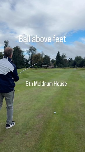 When the ball’s above your feet, don’t just guess—adjust. Aim a little right to counter the draw, swing on a slightly flatter plane, and take a few practice swings to feel the slope under your feet. Grip down on the club for control, trust the setup, and let the slope work for you. Smart adjustments turn tricky lies into scoring opportunities. 🏌️‍♂️⛳ | Neil Marr Golf