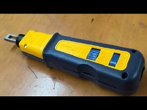 Fluke Networks 10061810 D914S Impact Punch Down Tool Review, Extremely reliable & comfortable to use