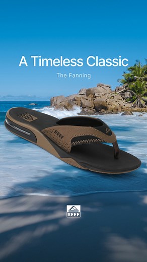 Never go out of style with the Reef Fanning sandals - comfortable, durable, and featuring a handy bottle opener for celebrations 🌊 | Reef UK