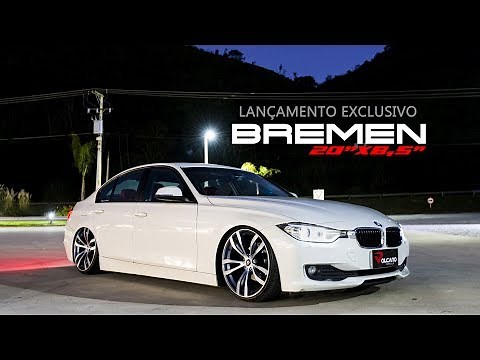 BMW 320i com rodas Volcano BREMEN aro 20"x8,5"
