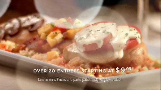 Ruby Tuesday TV Commercial for Entrees Starting At $9.99