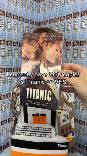 How long would it take to watch my entire collection of Titanic on VHS #titanic #fordays