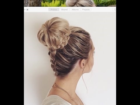 How to: Upside Down Dutch Braid into a Braided Bun