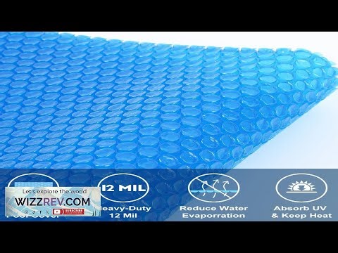 Garvee 16ft x 24ft Rectangle Pool Solar Cover 300m Heat Retaining Blanket