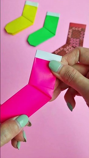 Easy and Fun Origami Socks