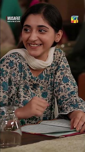 Humein Dekh Kar Heran Kyun Ho Gaye...!! #musafat #alishbakhan #mohsinabbashaider #shorts