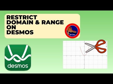 How to set Domain and Range on the Desmos Graphing Calculator