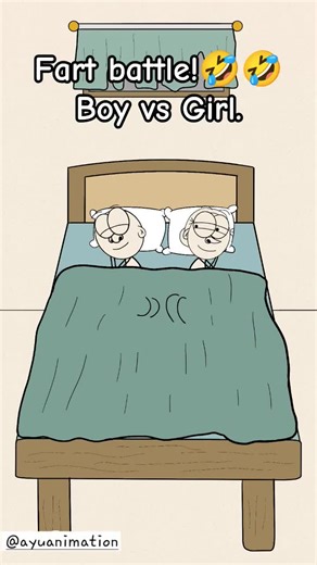 Fart Battle: Boy vs Girl Animated Comedy