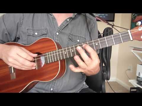 "SHADY GROVE" Baritone Ukulele LESSON w/ Backing Tracks, Tabs and Melody JERRY GARCIA/DOC WATSON