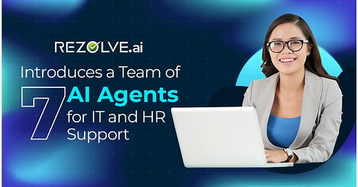 Rezolve.ai Introduces a Team of 7 AI Agents for IT and HR Support