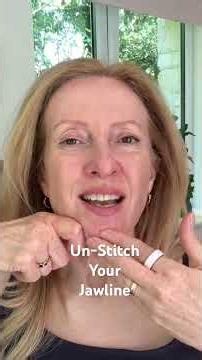 Stop Sliding Over Your Jawline. Unstitch the Fascia Glue Instead #TheFasciaLiftMethod #FasciaGlue