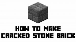 Minecraft Survival: How to Make Cracked Stone Brick