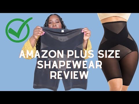 Trying Amazon Plus Size Shapewear For Tummy Control | Honest Review