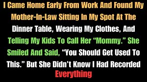 180K views · 2.7K reactions | I Came Home Early From Work And Found My Mother-In-Law Sitting In My Spot At The Dinner Table, Wearing My Clothes, And Telling My Kids To Call Her “Mommy.” She Smiled And Said, “You Should Get Used To This.” But She Didn’t Know I Had Recorded Everything - Reddit Stories #reddit #redditstories #redditaita #redditpost #redditdrama #redditupdates #redditrelationship #redditadvice | Pure Reddit Stories | Facebook