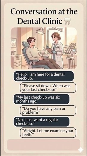 English Conversation at the Dental Clinic | Easy English for Beginners