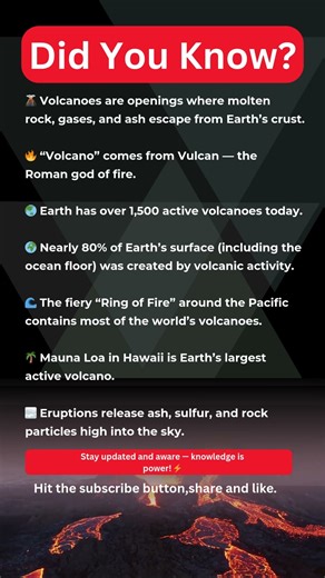 The Explosive Truth About Volcanoes! you never knew!