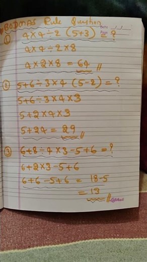 Bodmas rule question #bodmas_rule #shorts