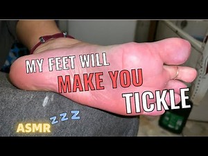 ASMR Foot Sole [Tapping and Super Relaxing] my feet have exciting sounds