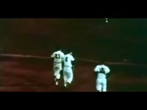 Warren Spahn of the Milwaukee Braves becoming the all-time winningest left-hander in major league hi