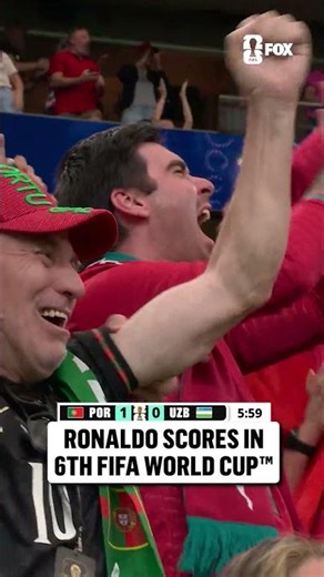CRISTIANO RONALDO SCORES HIS FIRST GOAL OF THE 2026 FIFA WORLD CUP! 🇵🇹