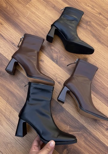 Block heel ankel boots🌸👌 Size35,36,37,38,39 #whatsapp9841338968 #goviral #foryoupage #tiktoknepal #supportsmallbusiness