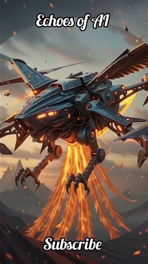 pheonix to drone transformation #ai #veo3 #shorts #GeminiAiTales #pheonix #drone #robotics #chatgpt