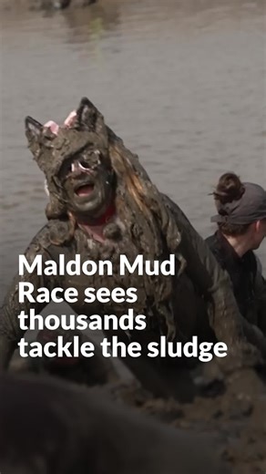 Maldon Mud Race sees thousands tackle the sludge